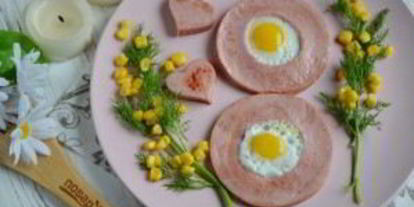 Шаг 4: яичницы с 8 марты