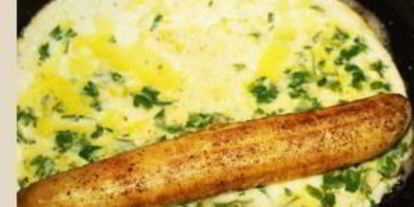 Шаг 6: яичницы с бананом