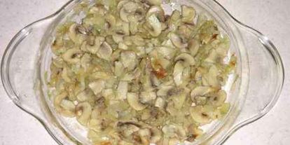 Шаг 7: яичницы с грибами