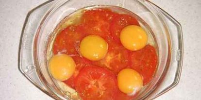 Шаг 11: яичницы с грибами