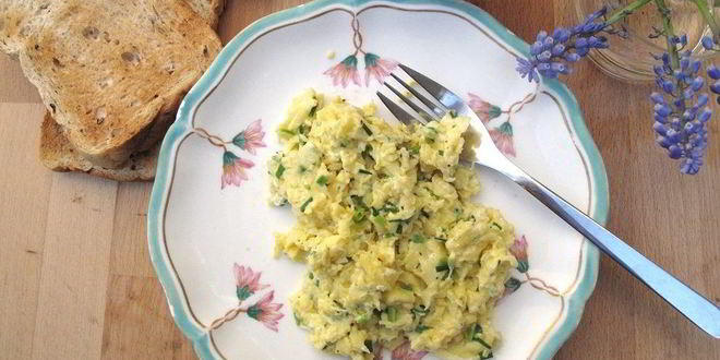 Рецепт яичницы с капустой