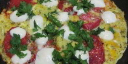 Шаг 5: яичницы с моцареллой