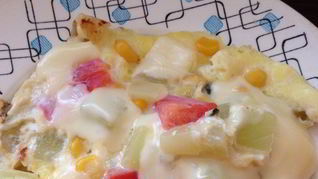 Рецепт Яичницы с овощами