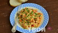 Рецепт Яичницы с помидорами