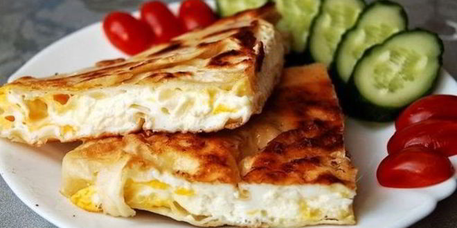 Рецепт яичницы с сыром в лаваше