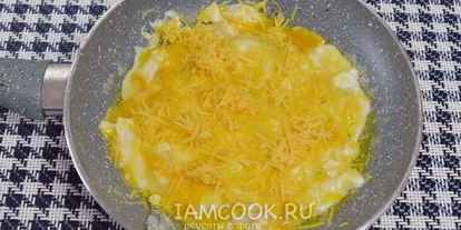 Шаг 7: яичницы с сыром