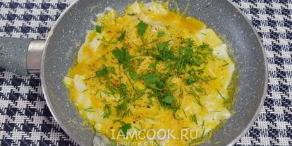 Шаг 9: яичницы с сыром