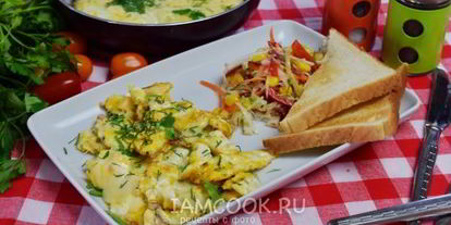 Шаг 10: яичницы с сыром