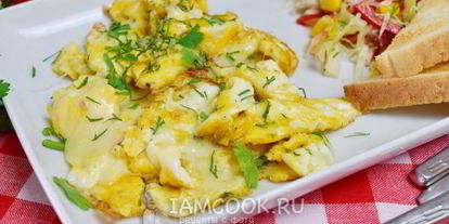 Шаг 11: яичницы с сыром