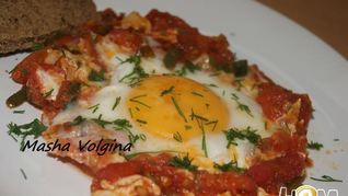 Рецепт Яичницы Субботний завтрак