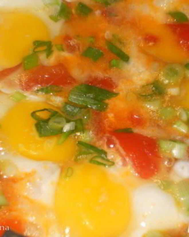 Рецепт яичницы субботний завтрак