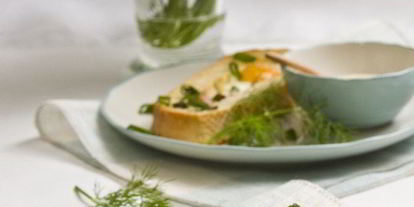 Шаг 5: яичницы в чиабатте