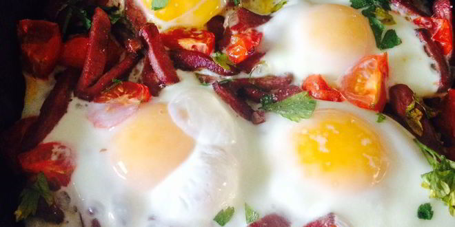 Рецепт яичницы в духовке