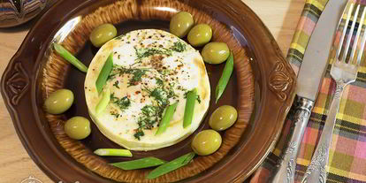 Шаг 6: яичницы в кабачке