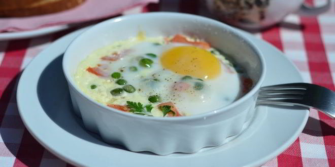 Рецепт Яичницы в микроволновке