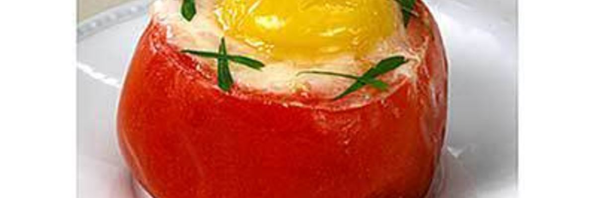 Рецепт Яичницы в помидорах