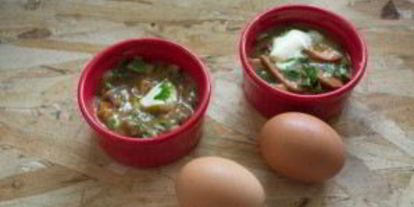 Шаг 6: завтрака из сосисок и яиц