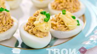 Рецепт Яиц с печенью трески