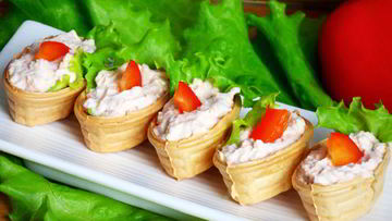 Рецепт Закуски из икры минтая и творожного сыра