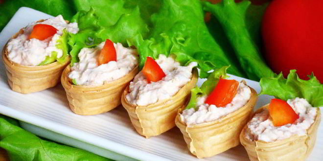 Рецепт Закуски из икры минтая и творожного сыра