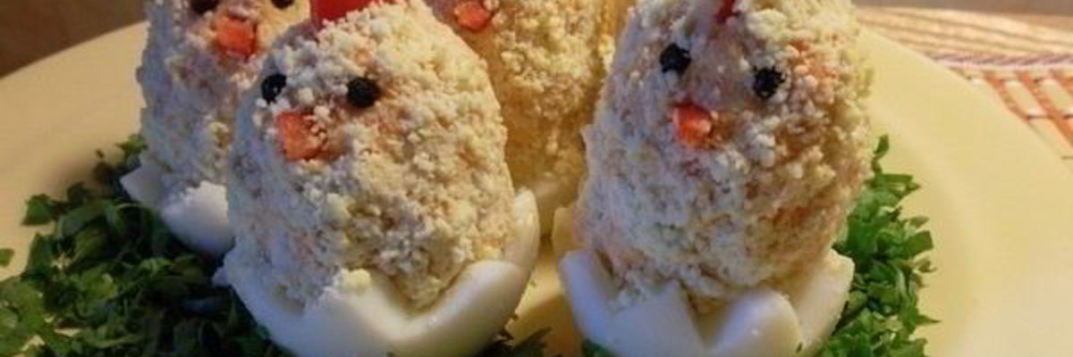 Рецепт Закуски из куриного филе, моркови и яиц
