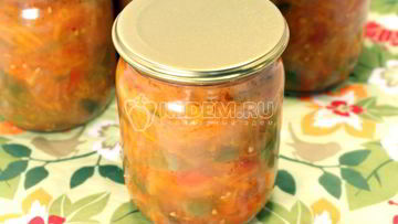 Рецепт Закуски из перца и моркови