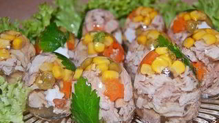 Рецепт Говяжьего заливного Драгоценные камни