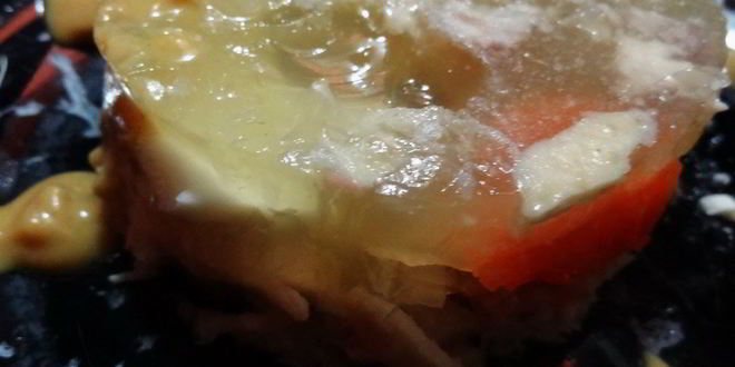 Рецепт куриного заливного