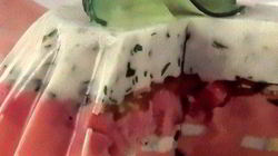 Рецепт Цветного заливного с ветчиной