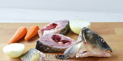 Шаг 4: заливного из карпа