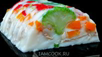 Рецепт Заливного из курицы с брокколи