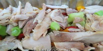 Шаг 15: заливного из курицы с брокколи