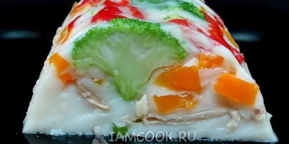 Шаг 17: заливного из курицы с брокколи