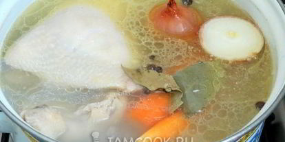 Шаг 7: заливного из курицы с брокколи