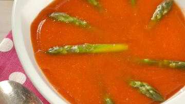 Рецепт Заливного из перца со спаржей