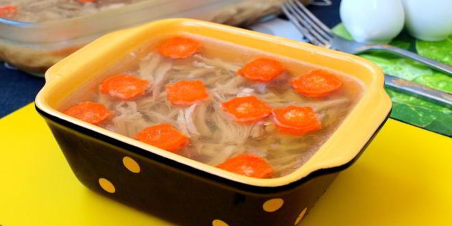 Рецепт заливного из петуха