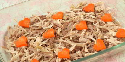 Шаг 3: заливного из петуха