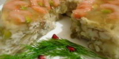 Шаг 11: заливного из рыбы и креветок