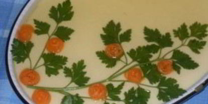 Шаг 5: заливного из рыбы трески