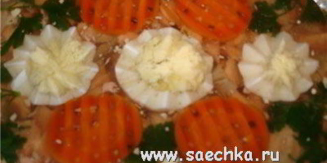 Рецепт заливного из семги