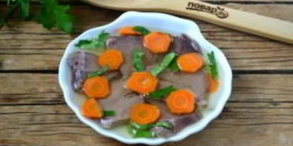 Шаг 5: заливного из свиного языка