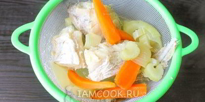 Шаг 5: заливного из трески с желатином