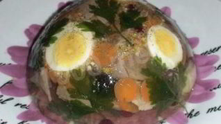 Рецепт Заливного из языка говяжьего с желатином