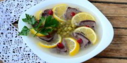 Шаг 6: заливного из языка