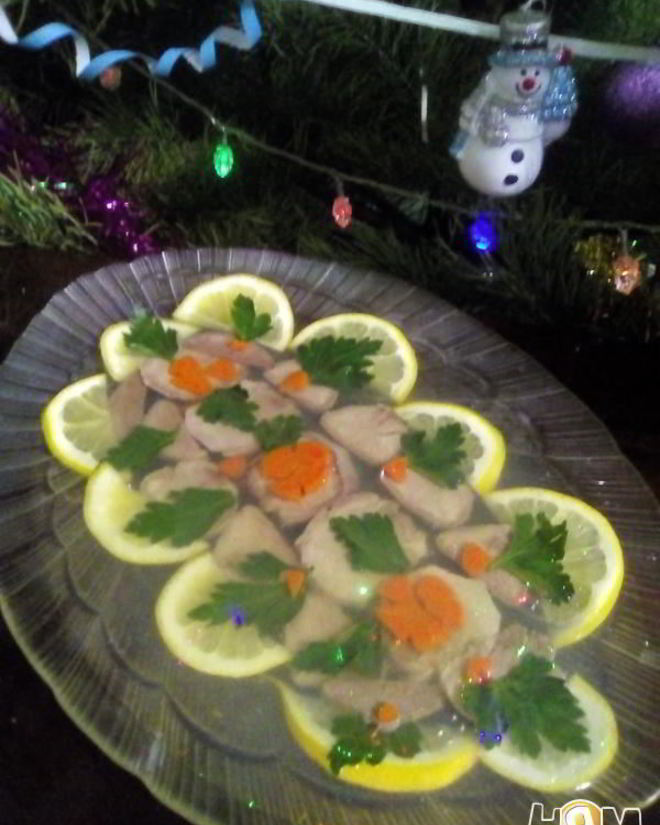 Рецепт заливного лебеди