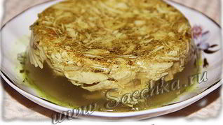 Рецепт Заливного по Дюкану