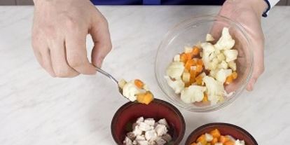 Шаг 2: заливного с куриным филе