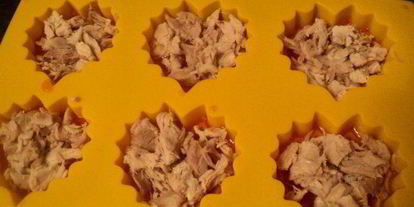 Шаг 5: заливного сердечки