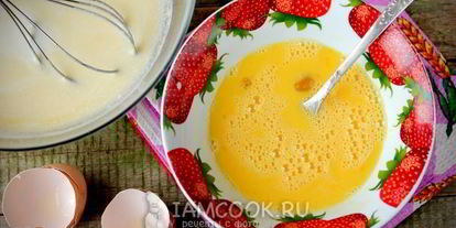 Шаг 3: заливного теста на кефире для пирога