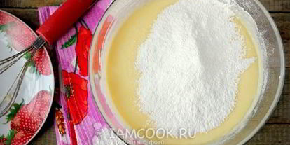 Шаг 5: заливного теста на кефире для пирога